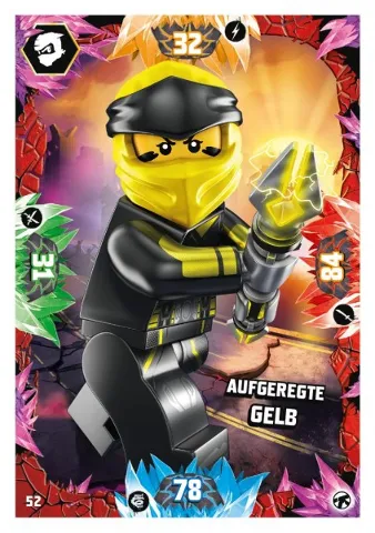 NINJAGO Trading Card Game (German) Series 8 (Next Level) - # 52 Aufgeregte Gelb