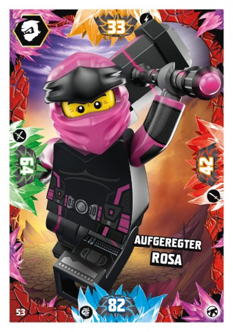NINJAGO Trading Card Game (German) Series 8 (Next Level) - # 53 Aufgeregter Rosa