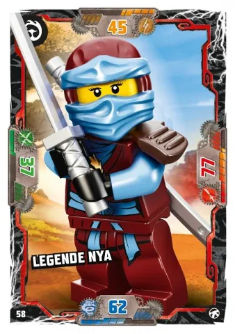 NINJAGO Trading Card Game (German) Series 8 (Next Level) - # 58 Legende Nya