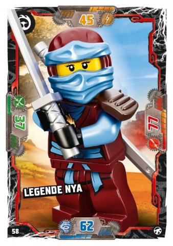 NINJAGO Trading Card Game (German) Series 8 (Next Level) - # 58 Legende Nya