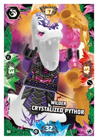 NINJAGO Trading Card Game (German) Series 8 (Next Level) - # 94 Wilder Crystalized Pythor