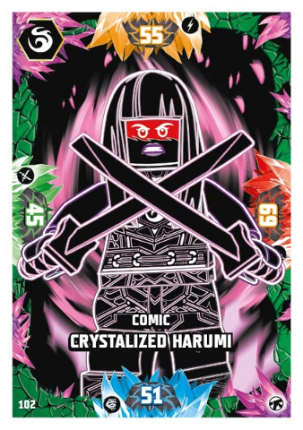 NINJAGO Trading Card Game (German) Series 8 (Next Level) - # 102 Comic Crystalized Harumi