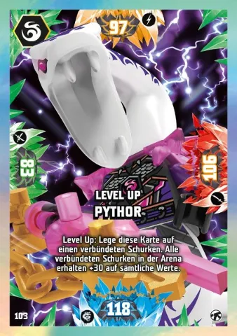 NINJAGO Trading Card Game (German) Series 8 (Next Level) - # 103 Level Up Pythor