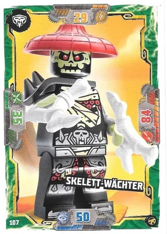 NINJAGO Trading Card Game (German) Series 8 (Next Level) - # 107 Skelett-Wächter