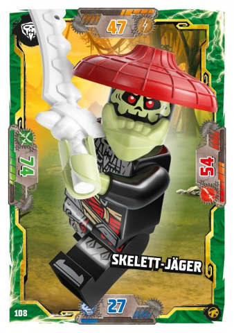 NINJAGO Trading Card Game (German) Series 8 (Next Level) - # 108 Skelett-Jäger