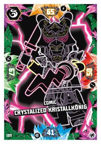NINJAGO Trading Card Game (German) Series 8 (Next Level) - # 109 Comic Crystalized Kristallkönig