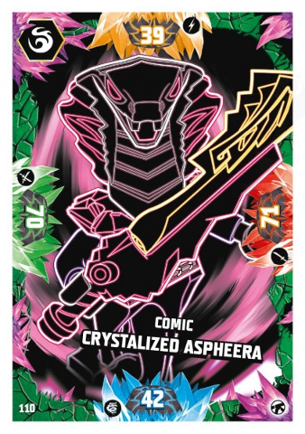 NINJAGO Trading Card Game (German) Series 8 (Next Level) - # 110 Comic Crystalized Aspheera