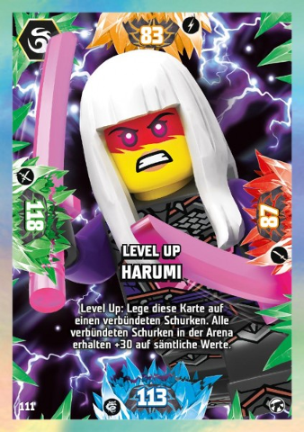 NINJAGO Trading Card Game (German) Series 8 (Next Level) - # 111 Level Up Harumi