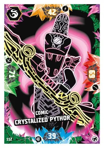NINJAGO Trading Card Game (German) Series 8 (Next Level) - # 112 Comic Crystalized Pythor