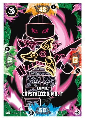NINJAGO Trading Card Game (German) Series 8 (Next Level) - # 115 Comic Crystalized Mr. F