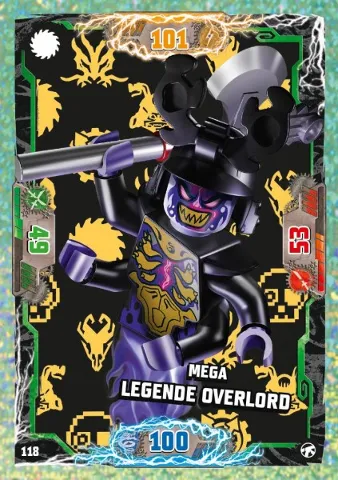 NINJAGO Trading Card Game (German) Series 8 (Next Level) - # 118 Mega Legende Overlord