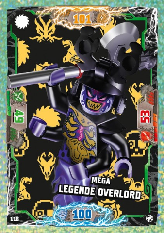 NINJAGO Trading Card Game (German) Series 8 (Next Level) - # 118 Mega Legende Overlord