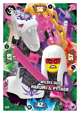 NINJAGO Trading Card Game (German) Series 8 (Next Level) - # 125 Wildes Duo Harumi & Pythor