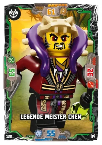 NINJAGO Trading Card Game (German) Series 8 (Next Level) - # 138 Legende Meister Chen