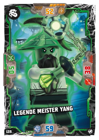 NINJAGO Trading Card Game (German) Series 8 (Next Level) - # 139 Legende Meister Yang