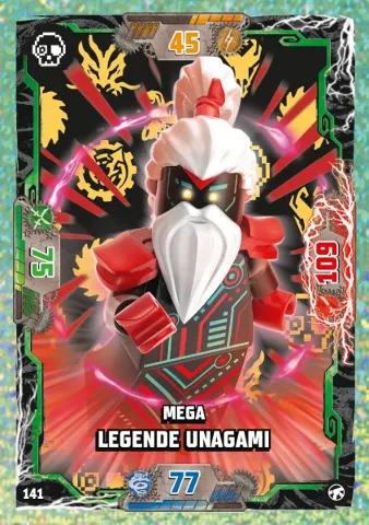 NINJAGO Trading Card Game (German) Series 8 (Next Level) - # 141 Mega Legende Unagami