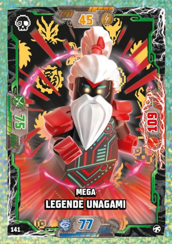 NINJAGO Trading Card Game (German) Series 8 (Next Level) - # 141 Mega Legende Unagami