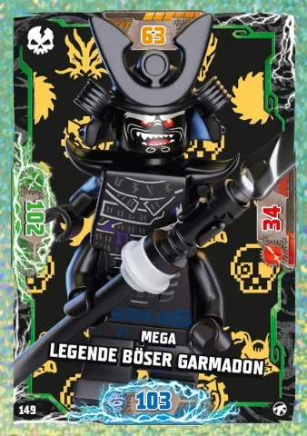 NINJAGO Trading Card Game (German) Series 8 (Next Level) - # 149 Mega Legende Böser Garmadon