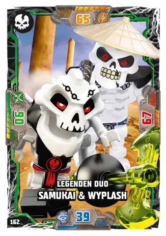 NINJAGO Trading Card Game (German) Series 8 (Next Level) - # 162 Legenden Duo Samukai & Wyplash