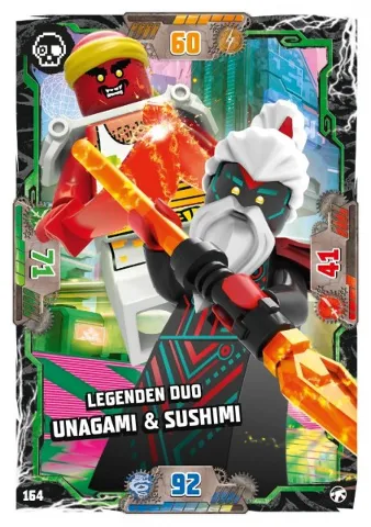 NINJAGO Trading Card Game (German) Series 8 (Next Level) - # 164 Legenden Duo Unagami & Sushimi