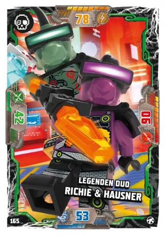 NINJAGO Trading Card Game (German) Series 8 (Next Level) - # 165 Legenden Duo Richie & Hausner