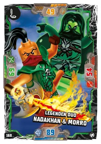 NINJAGO Trading Card Game (German) Series 8 (Next Level) - # 168 Legenden Duo Nadakhan & Morro