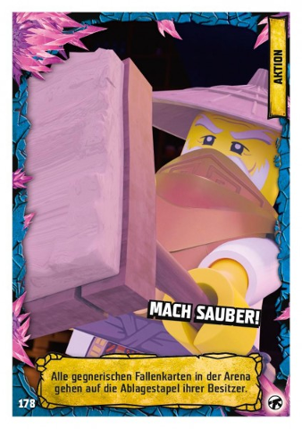NINJAGO Trading Card Game (German) Series 8 (Next Level) - # 178 Mach Sauber!