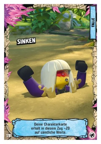 NINJAGO Trading Card Game (German) Series 8 (Next Level) - # 191 Sinken