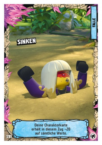 NINJAGO Trading Card Game (German) Series 8 (Next Level) - # 191 Sinken
