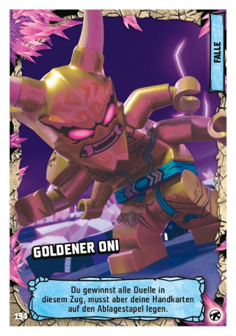NINJAGO Trading Card Game (German) Series 8 (Next Level) - # 194 Goldener Oni