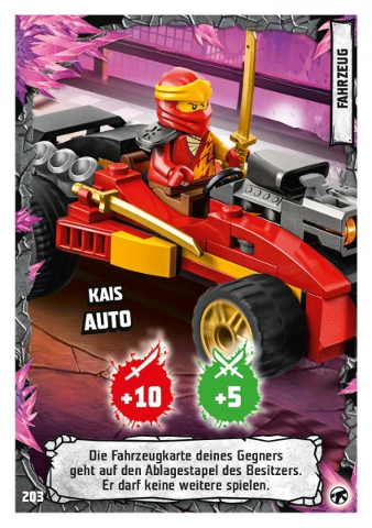 NINJAGO Trading Card Game (German) Series 8 (Next Level) - # 203 Kais Auto