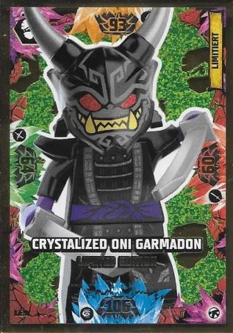 NINJAGO Trading Card Game (German) Series 8 (Next Level) - # LE9 Crystalized Oni Garmadon Limited Edition