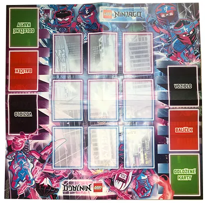 NINJAGO Trading Card Game (Czech) Series 8 - Game Board (Double-Sided)