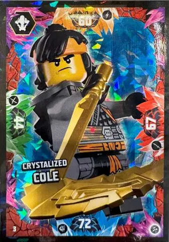 NINJAGO Trading Card Game (German) Series 8 - # 3 Crystalized Cole