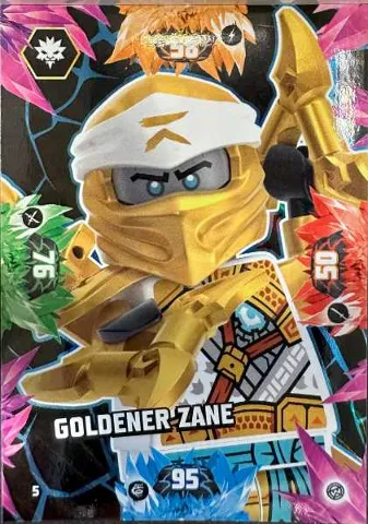NINJAGO Trading Card Game (German) Series 8 - # 5 Goldener Zane