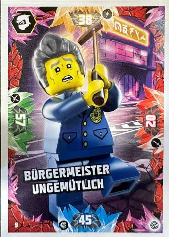 NINJAGO Trading Card Game (German) Series 8 - # 9 Bürgermeister Ungemütlich