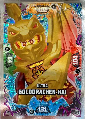 NINJAGO Trading Card Game (German) Series 8 - # 11 Ultra Golddrachen-Kai