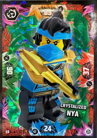 NINJAGO Trading Card Game (German) Series 8 - # 13 Crystalized Nya