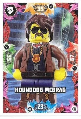 NINJAGO Trading Card Game (German) Series 8 - # 18 Hounddog McBrag