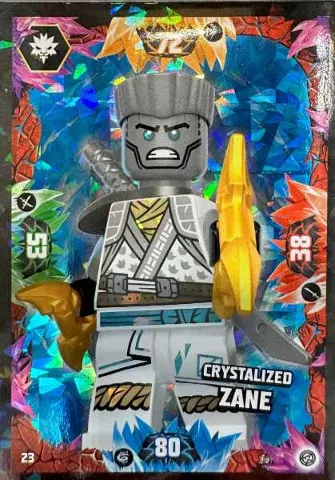 NINJAGO Trading Card Game (German) Series 8 - # 23 Crystalized Zane