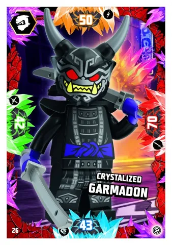 NINJAGO Trading Card Game (German) Series 8 - # 26 Crystalized Garmadon