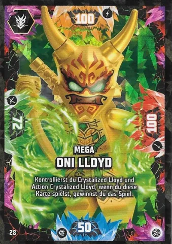 NINJAGO Trading Card Game (German) Series 8 - # 28 Mega Oni Lloyd