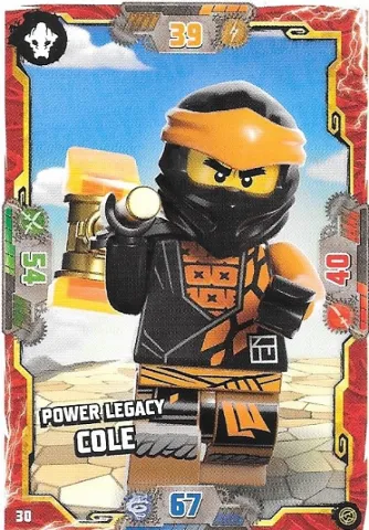 NINJAGO Trading Card Game (German) Series 8 - # 30 Power Legacy Cole