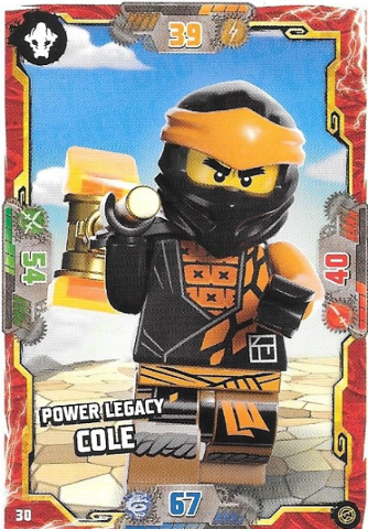 NINJAGO Trading Card Game (German) Series 8 - # 30 Power Legacy Cole