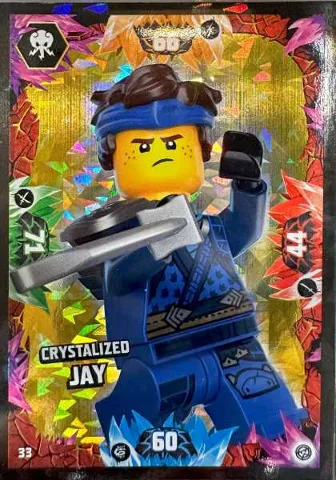 NINJAGO Trading Card Game (German) Series 8 - # 33 Crystalized Jay