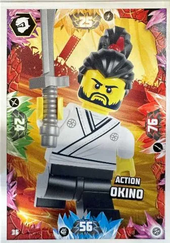 NINJAGO Trading Card Game (German) Series 8 - # 36 Action Okino