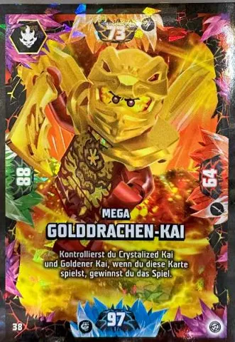 NINJAGO Trading Card Game (German) Series 8 - # 38 Mega Golddrachen-Kai