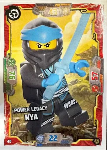 NINJAGO Trading Card Game (German) Series 8 - # 40 Power Legacy Nya