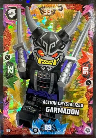 NINJAGO Trading Card Game (German) Series 8 - # 56 Action Crystalized Garmadon