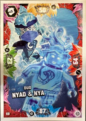NINJAGO Trading Card Game (German) Series 8 - # 60 Duo Nyad & Nya